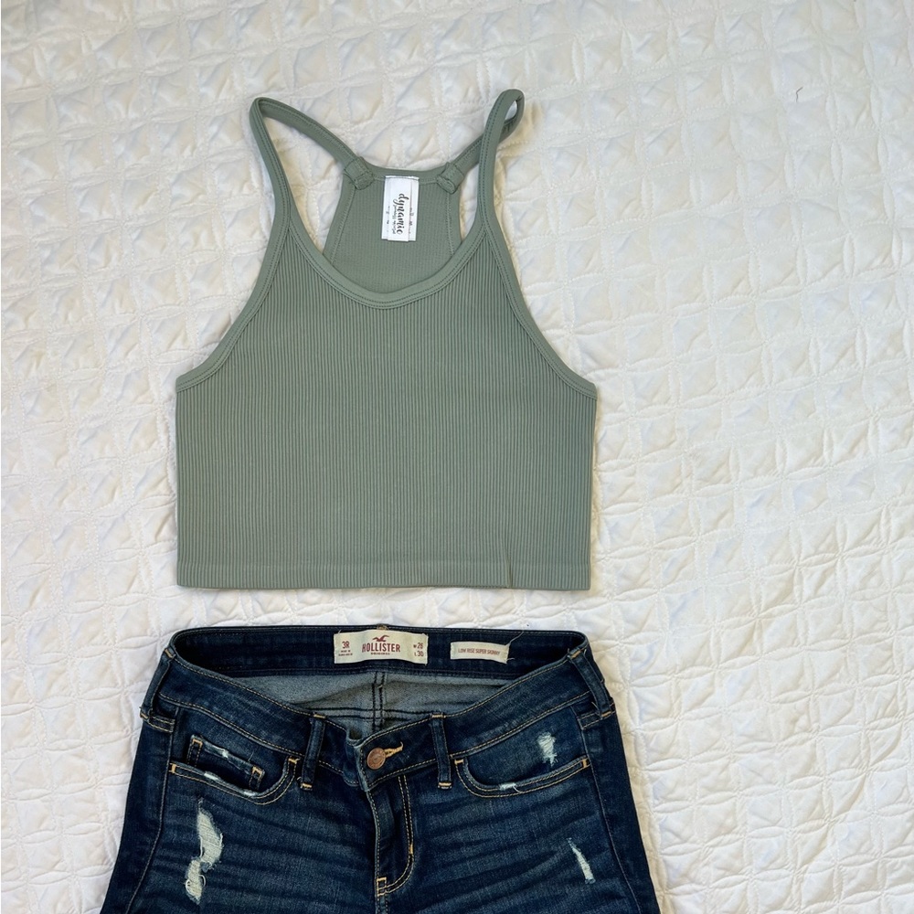 One Size Crop Tank Top